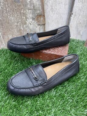 Vionic Honor Ashby Black Leather Loafer Women's 7.5